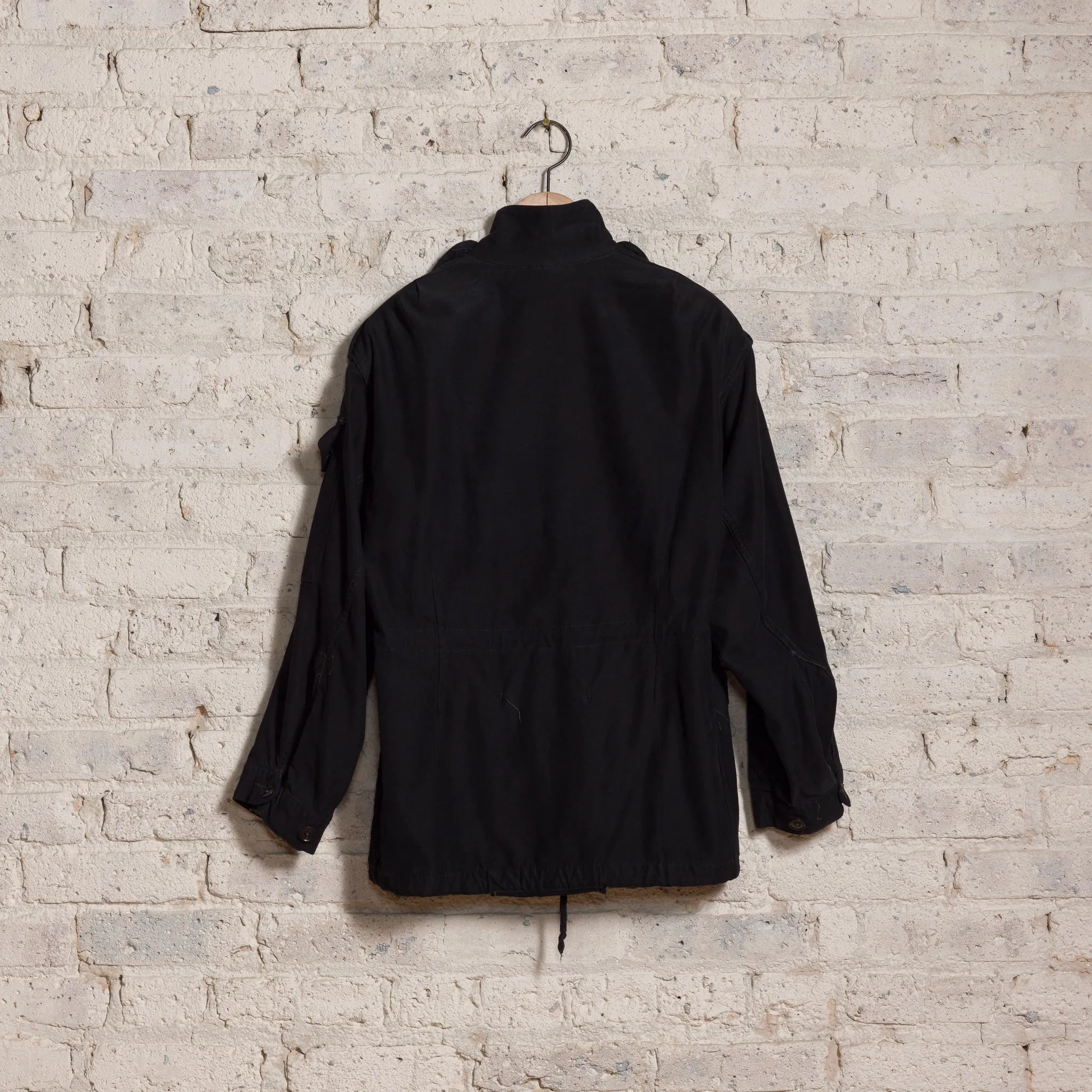 1980's European Four Pocket Parka in Black