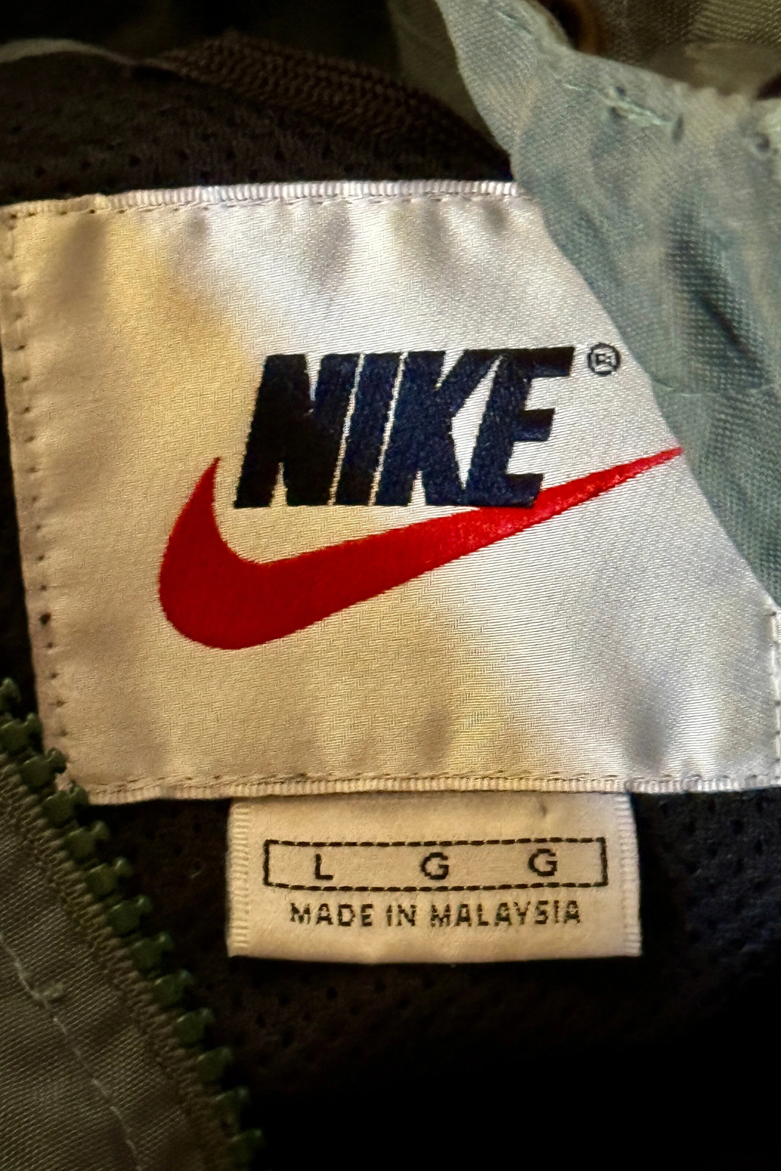 1990'S NIKE WHITE LABEL WINDBREAKER PARKA XXL