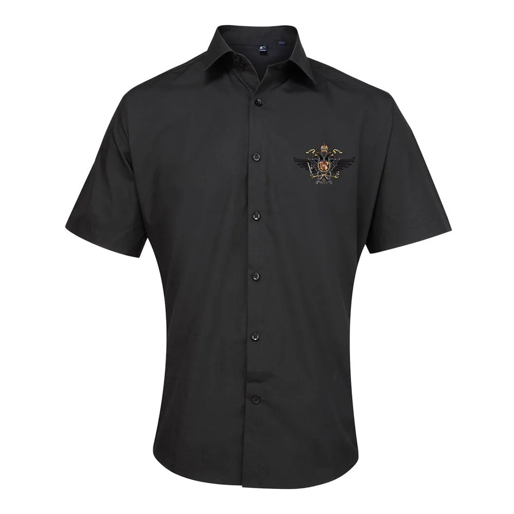 1st The Queen's Dragoon Guards Embroidered Short Sleeve Oxford Shirt