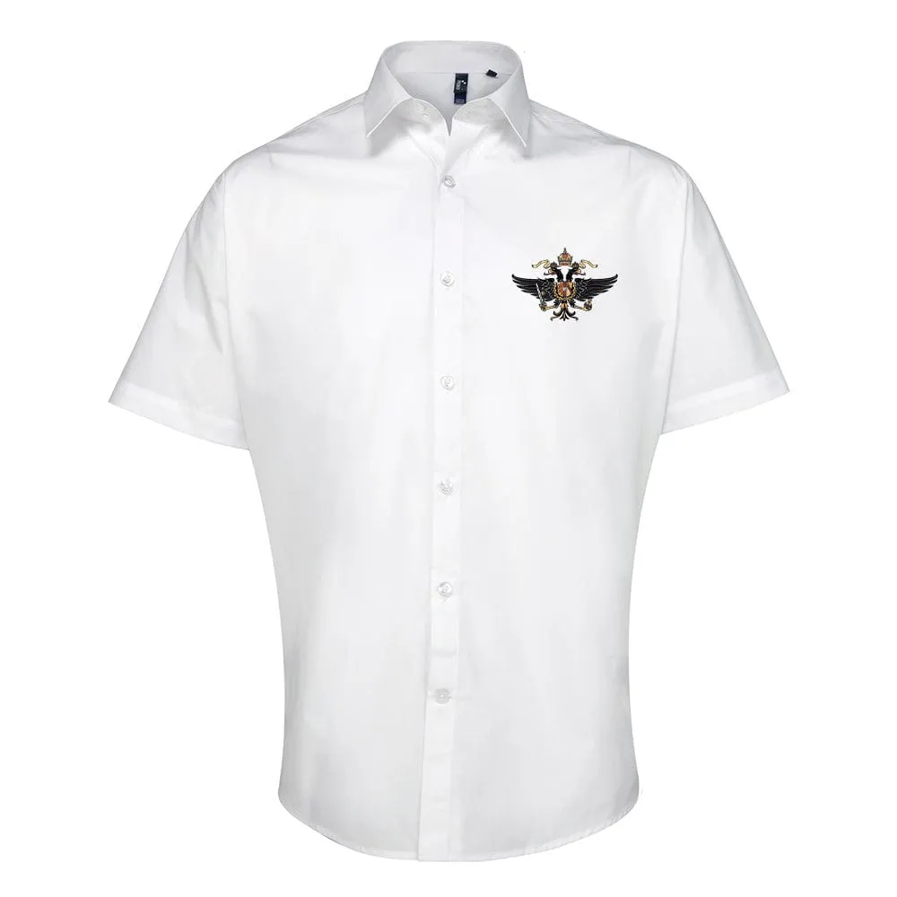 1st The Queen's Dragoon Guards Embroidered Short Sleeve Oxford Shirt