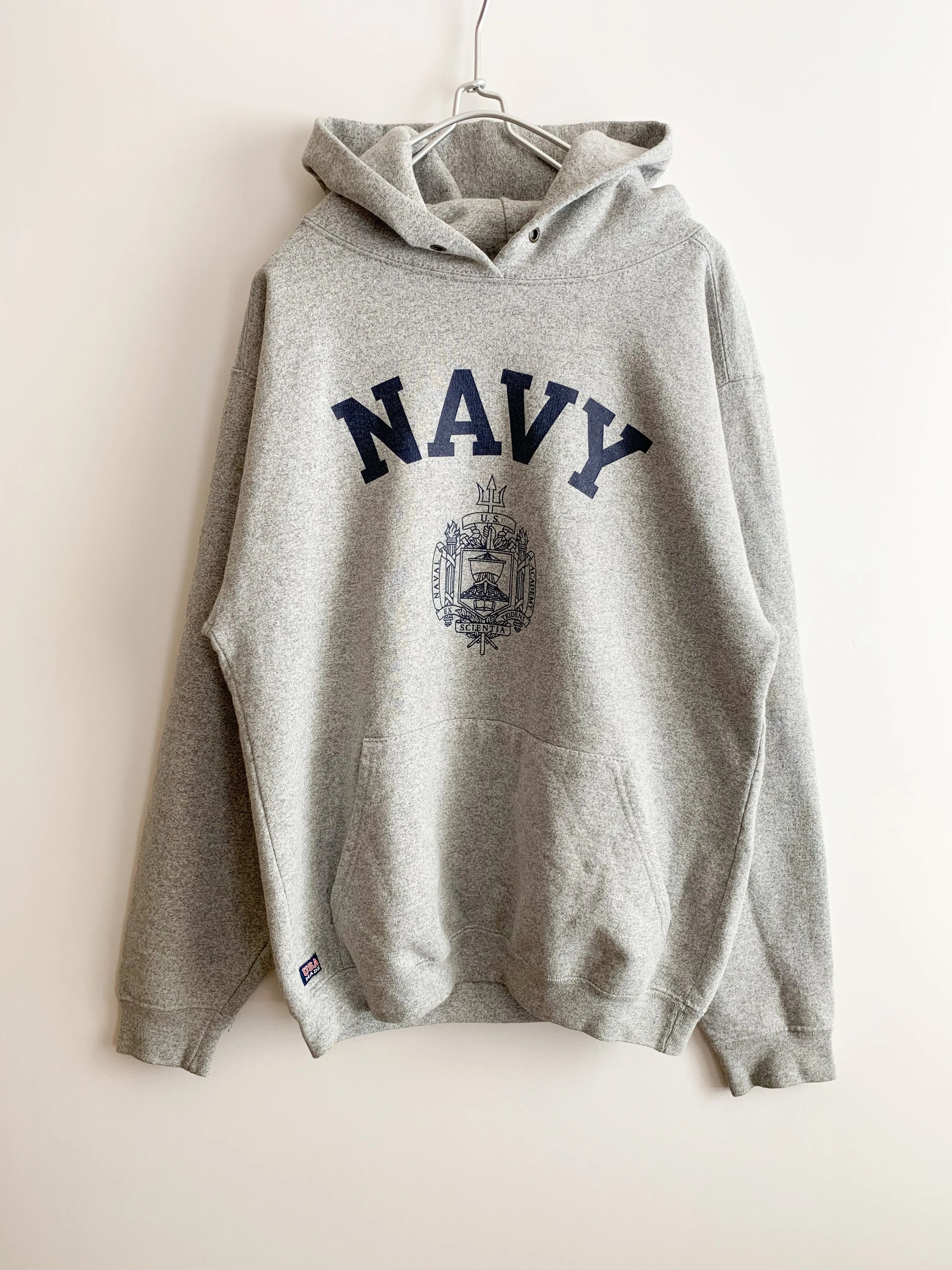 【90s VINTAGE 】 THE COTTON EXCHANGE US NAVY SWEAT PARKA