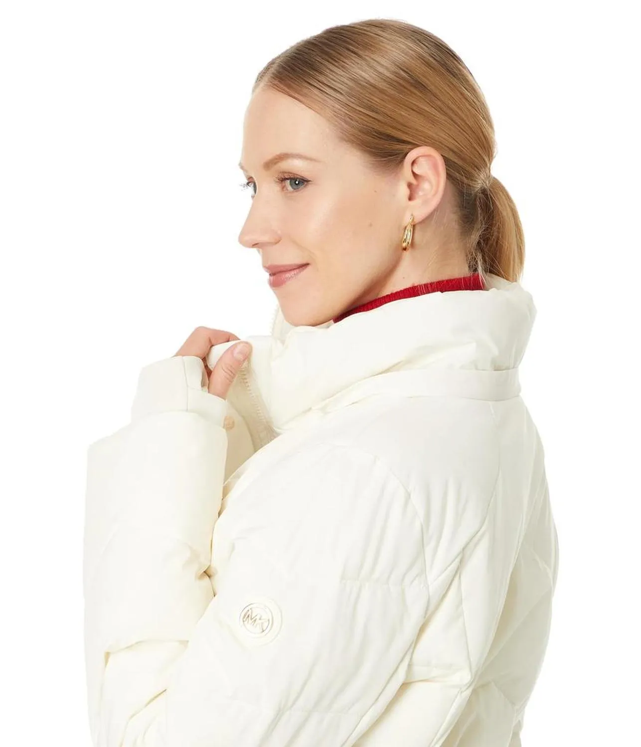 Active Puffer With Fur Trim Hood A423409B