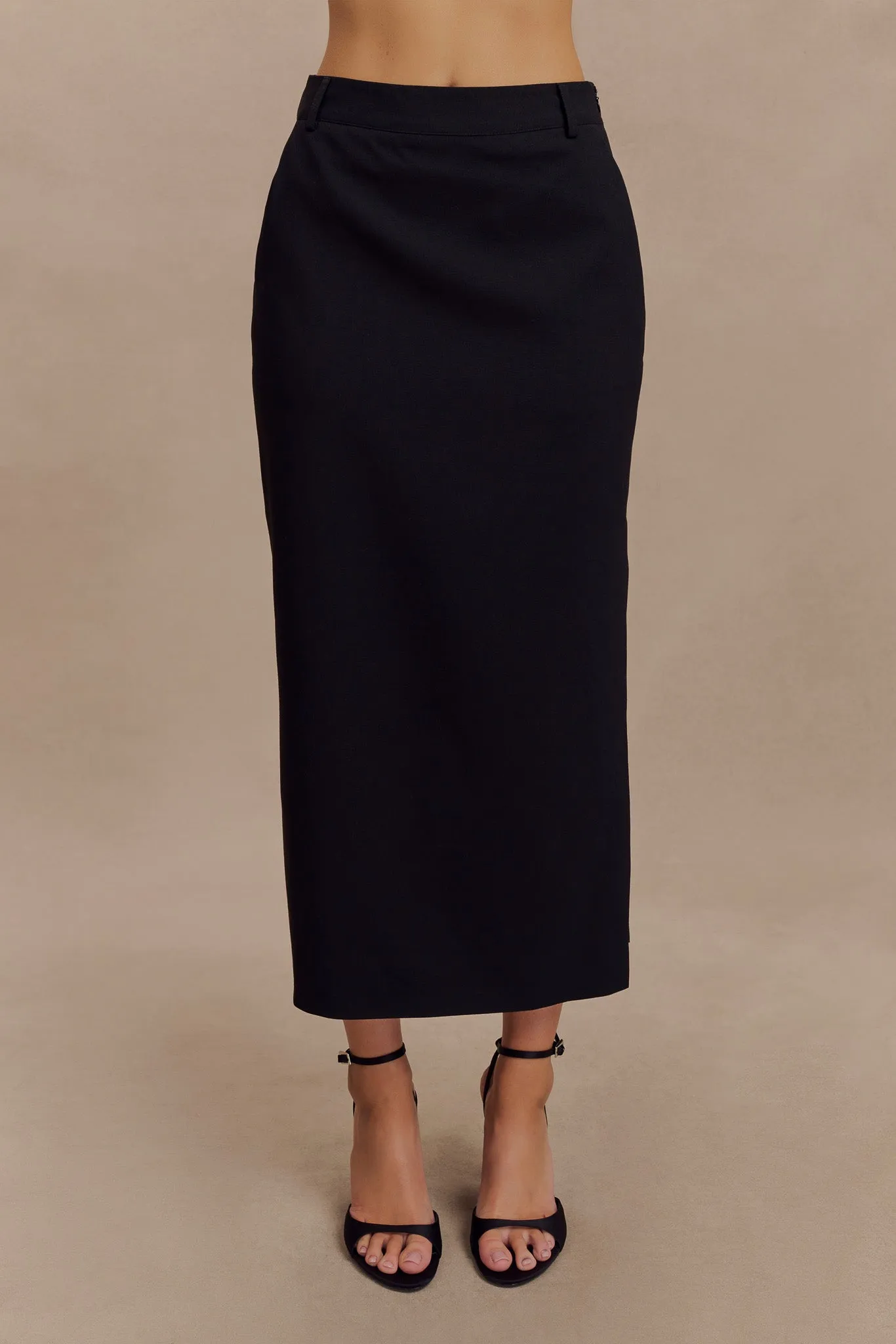 Ambrose Midi Skirt - Black