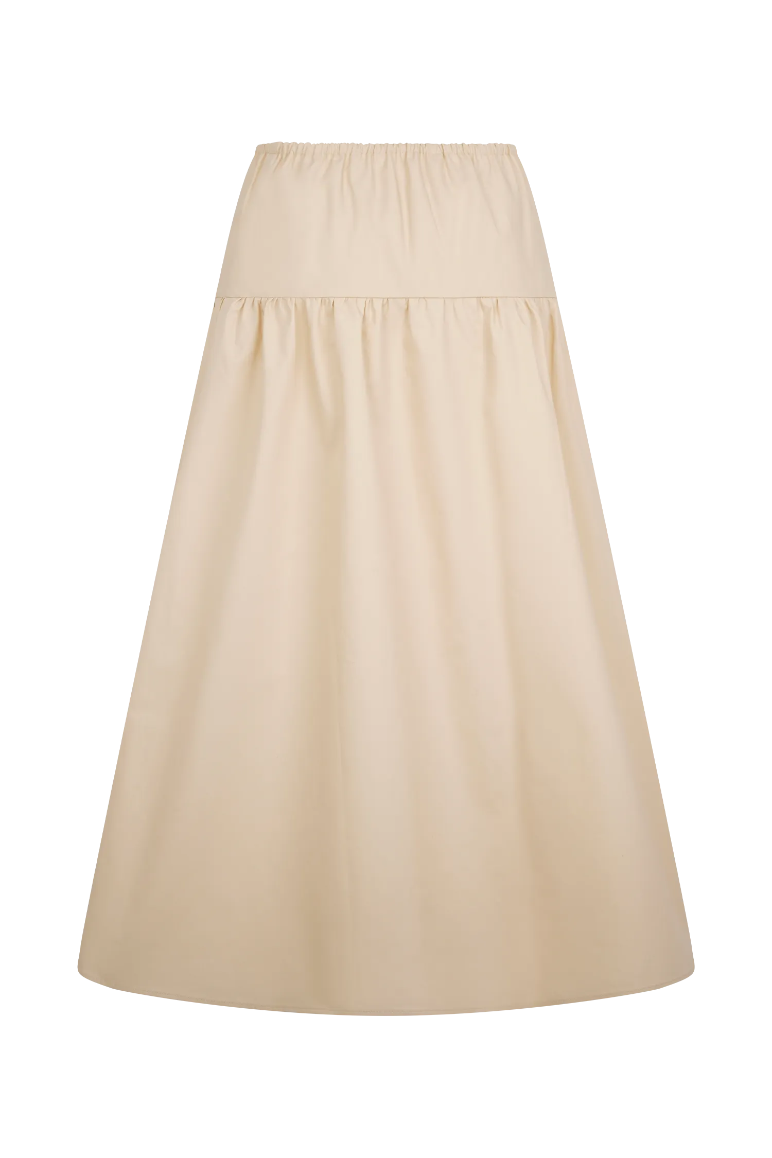 Amirah Midi Skirt - Nude