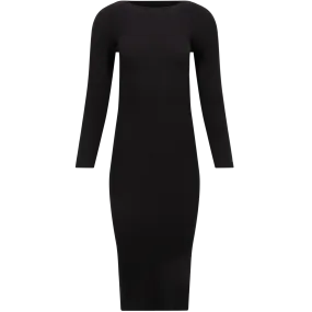 Ava Knit Dress - Black