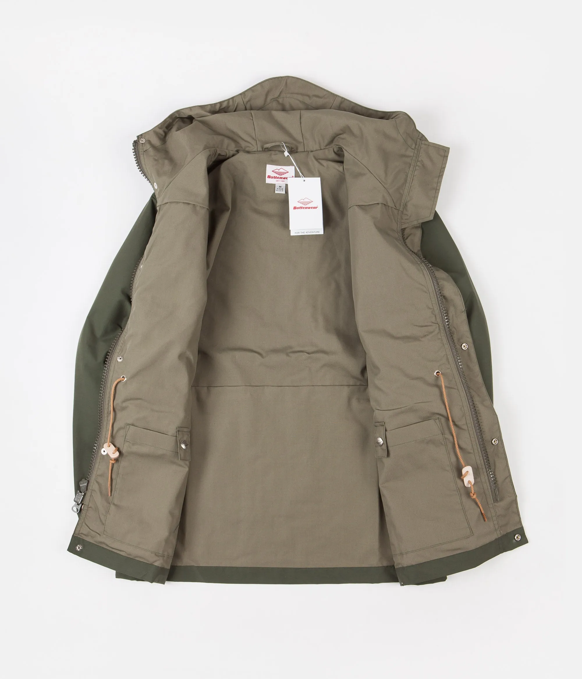 Battenwear Travel Shell Parka - Olive