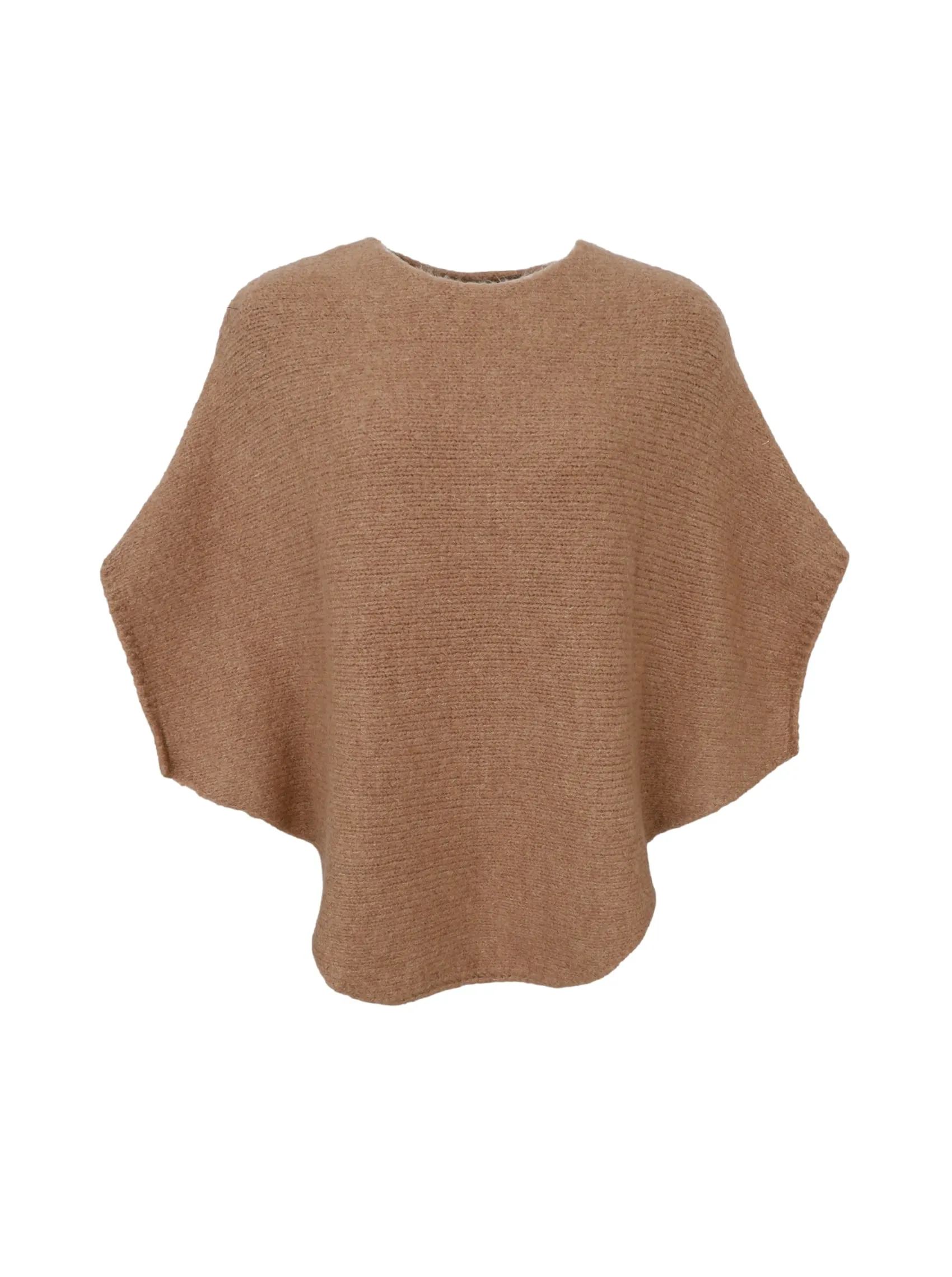 BCPELLA boucle poncho - Latte