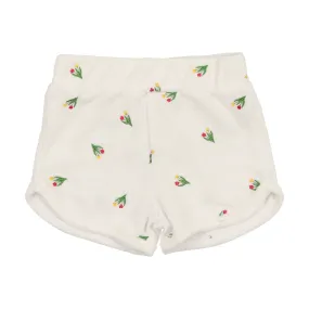 Bopop Tulip Shorts- White