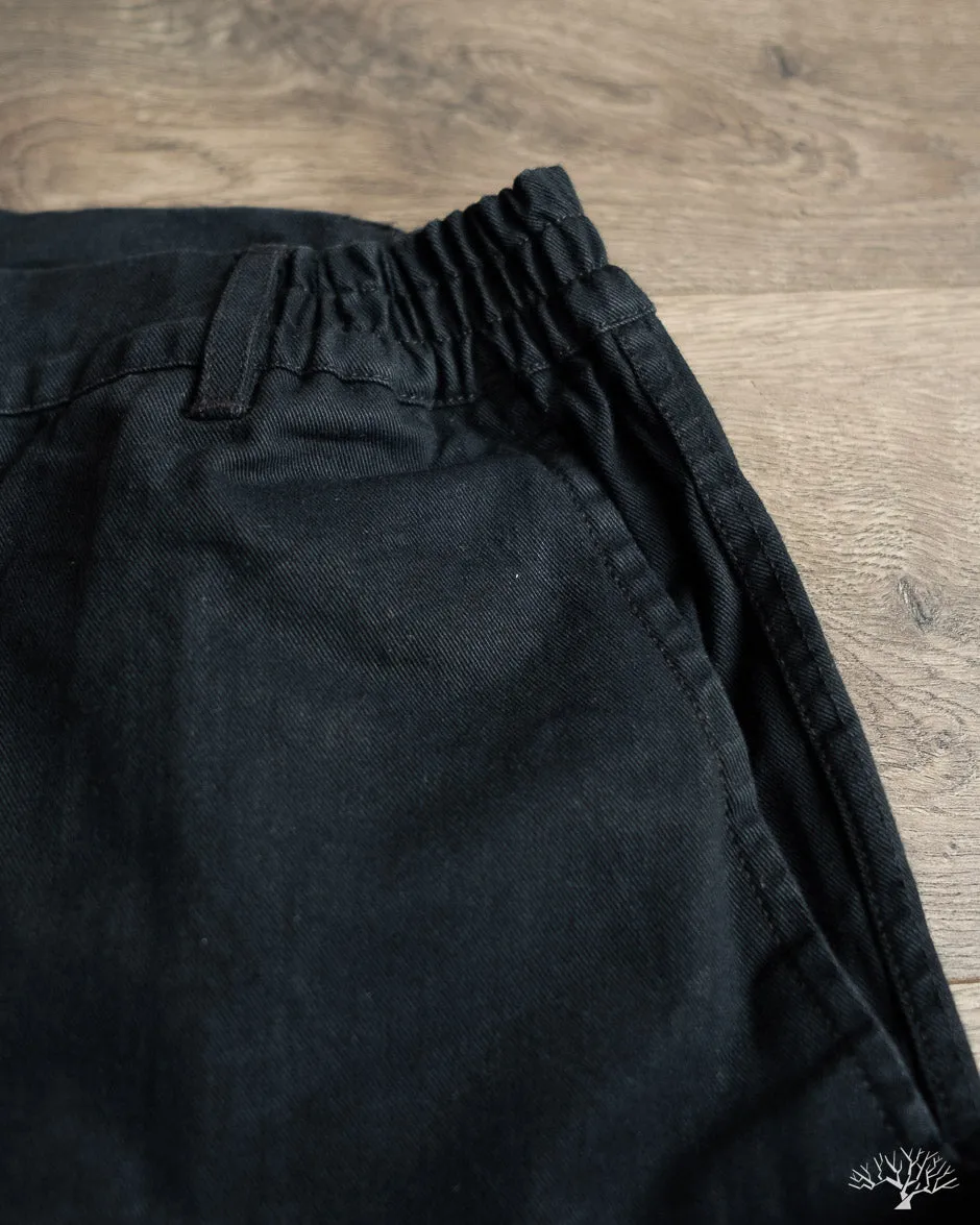 Cargo Pant - Black Washed Twill