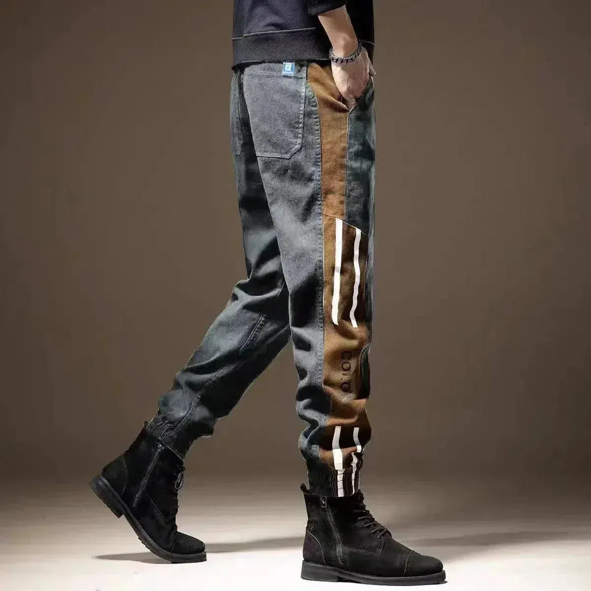 Cargo Pants Slim High Quality Large Size Clothing Y2k Casual         .