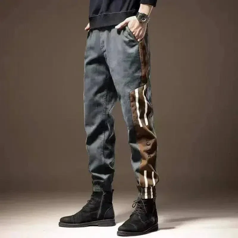 Cargo Pants Slim High Quality Large Size Clothing Y2k Casual         .