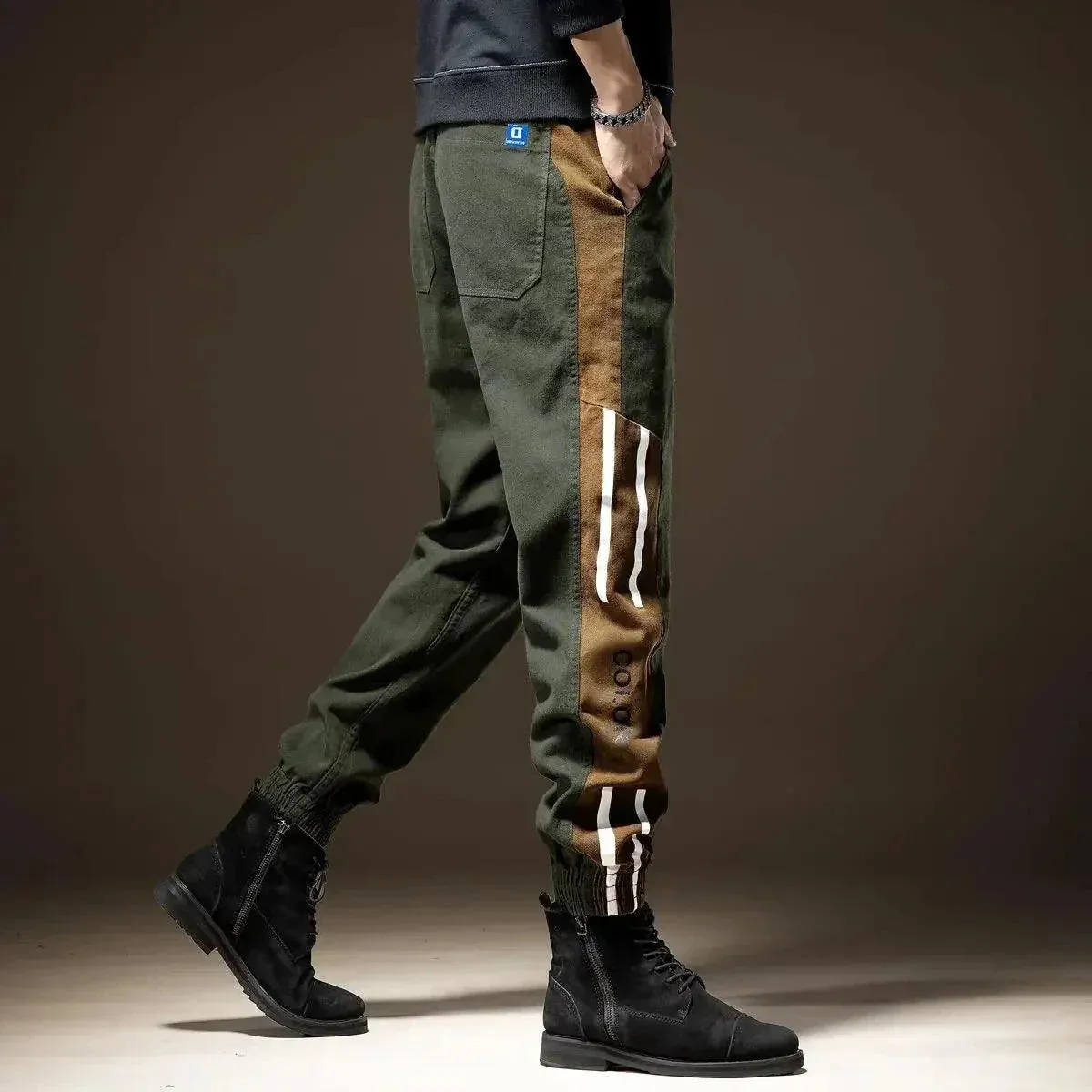 Cargo Pants Slim High Quality Large Size Clothing Y2k Casual         .