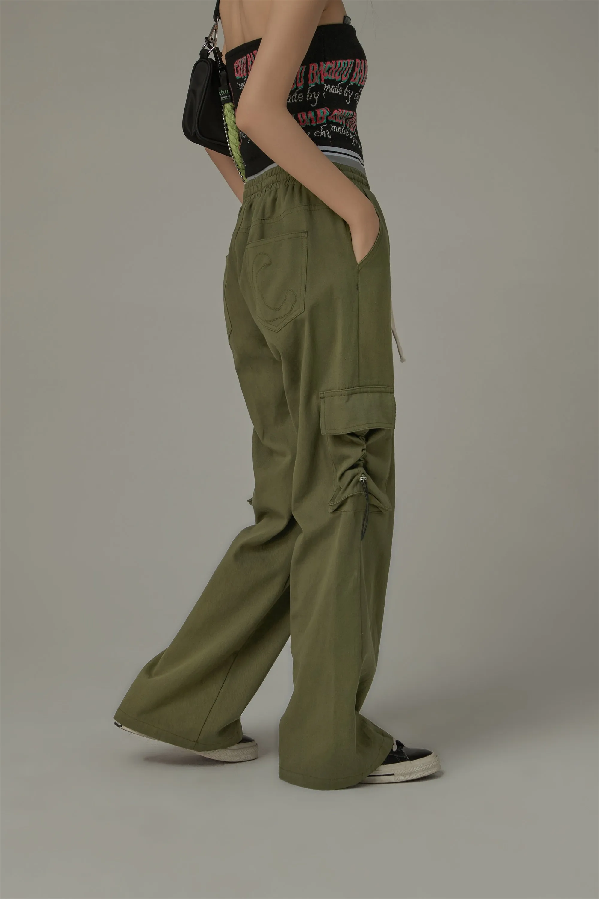 Cargo Wide Casual Pants