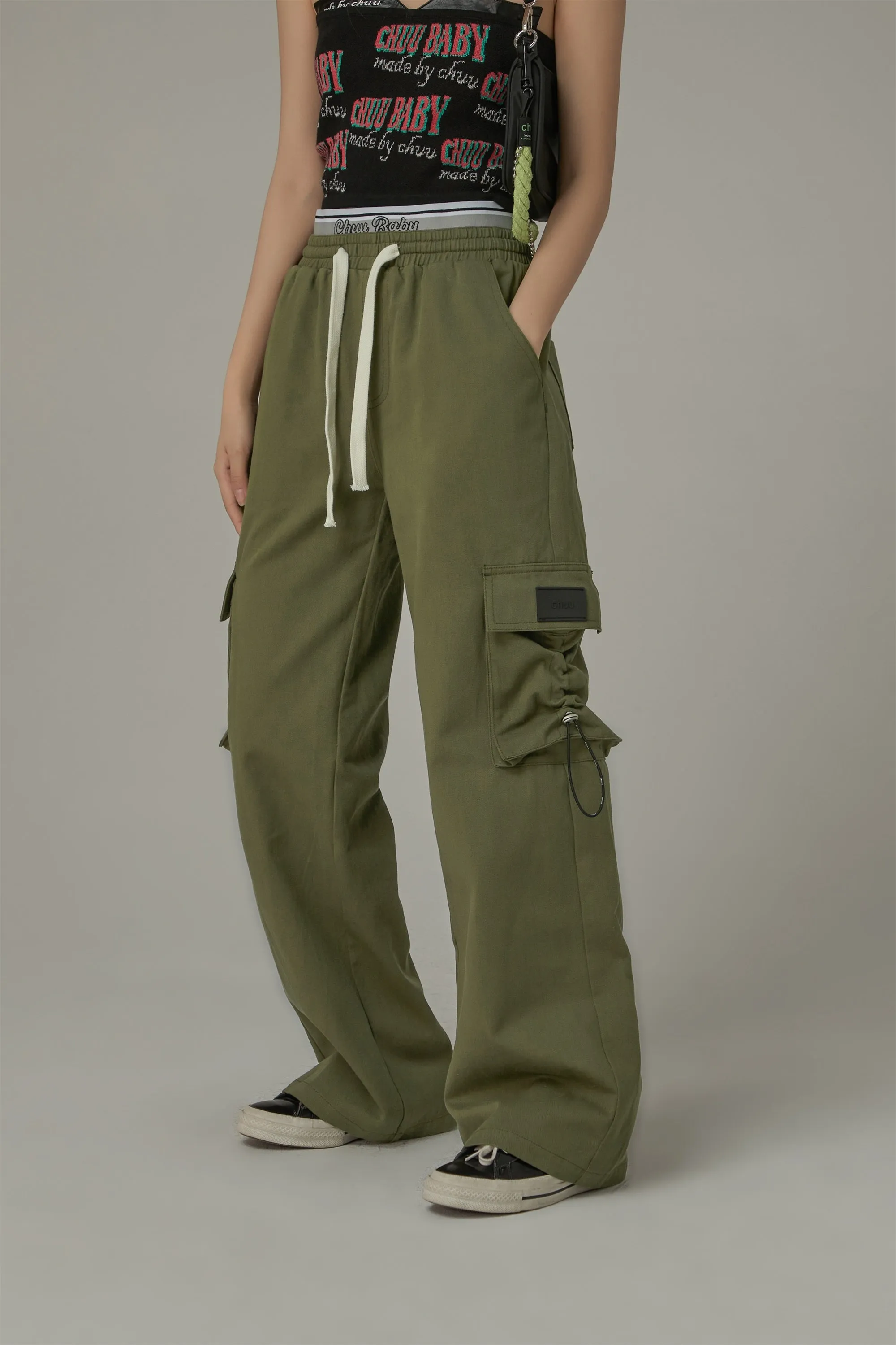 Cargo Wide Casual Pants