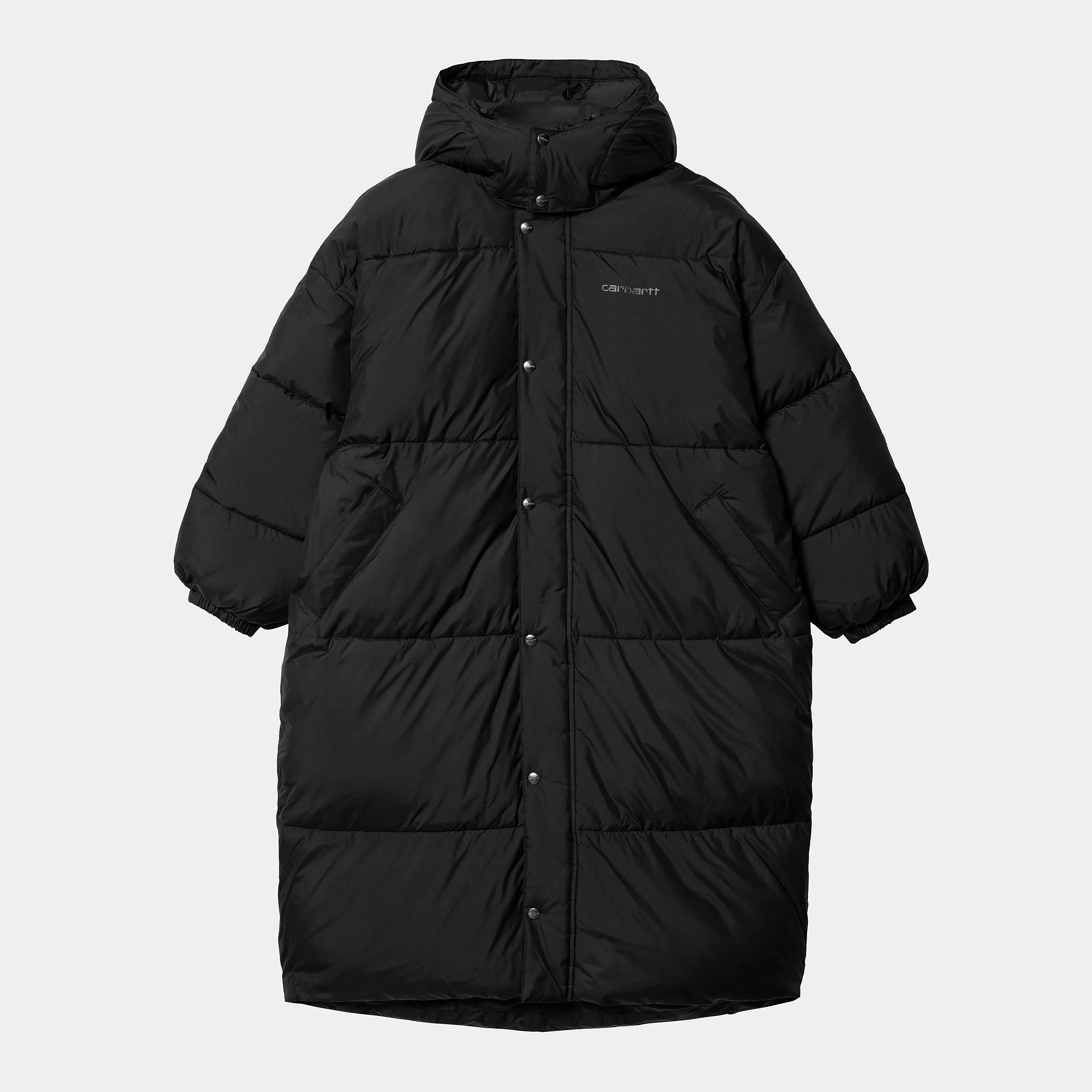 Carhartt WIP Womens Killington Oversized Parka Jacket - Black / Blacksmith