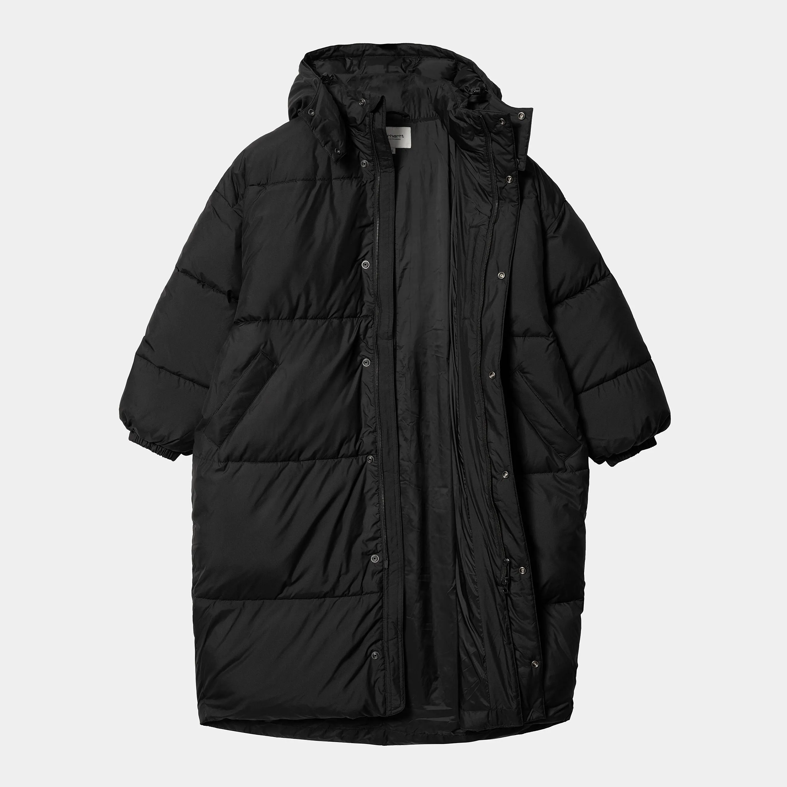 Carhartt WIP Womens Killington Oversized Parka Jacket - Black / Blacksmith