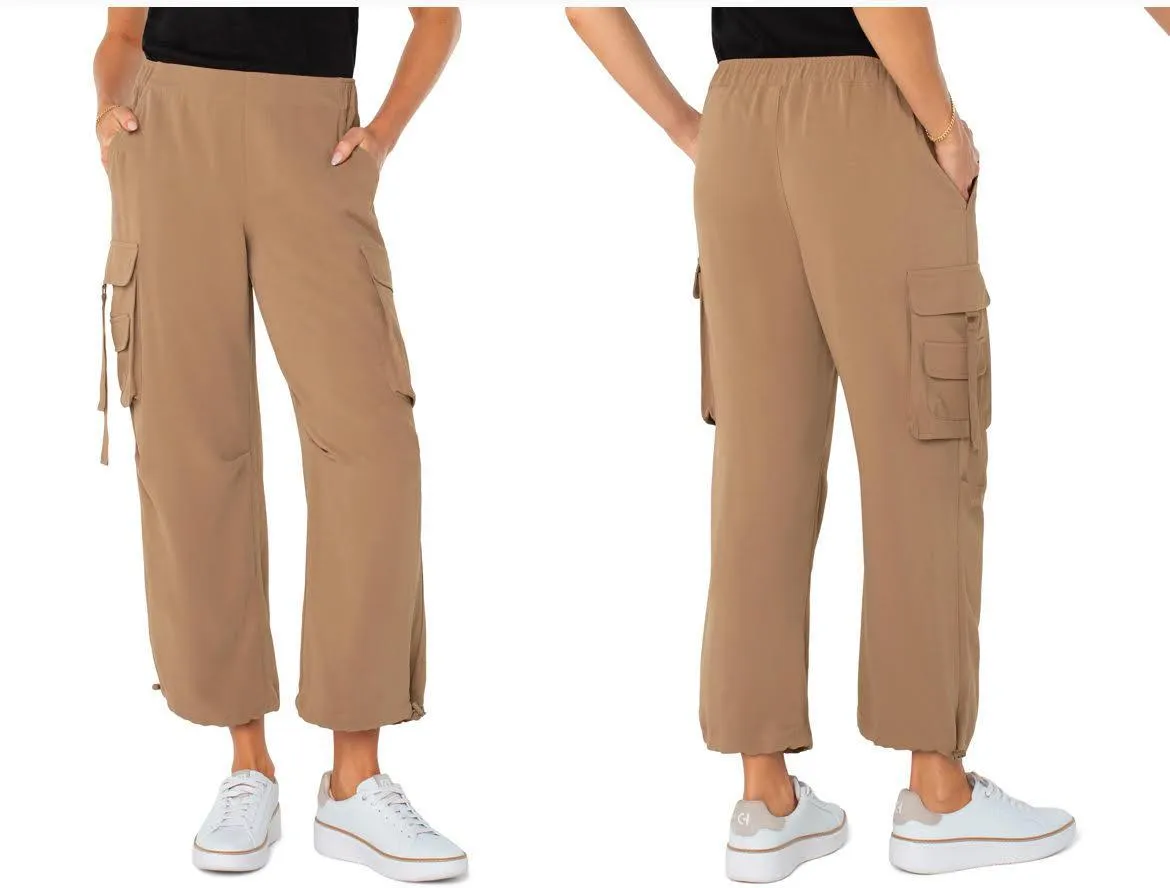 Cinch Hem Parachute Cargo Pants