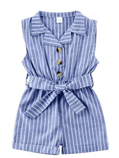 Classic Sweetie Striped Romper