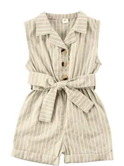 Classic Sweetie Striped Romper