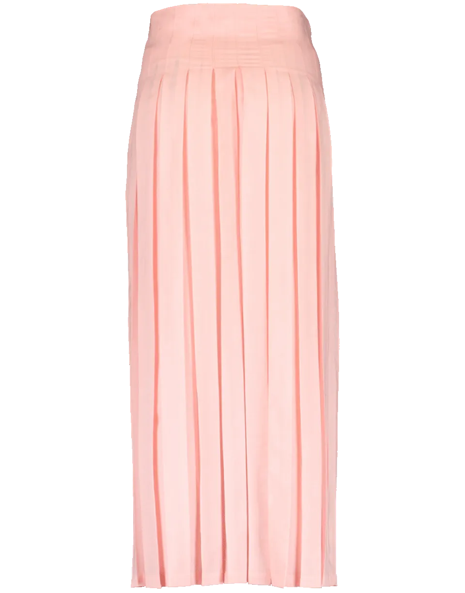 Codelia Long Pleated Skirt