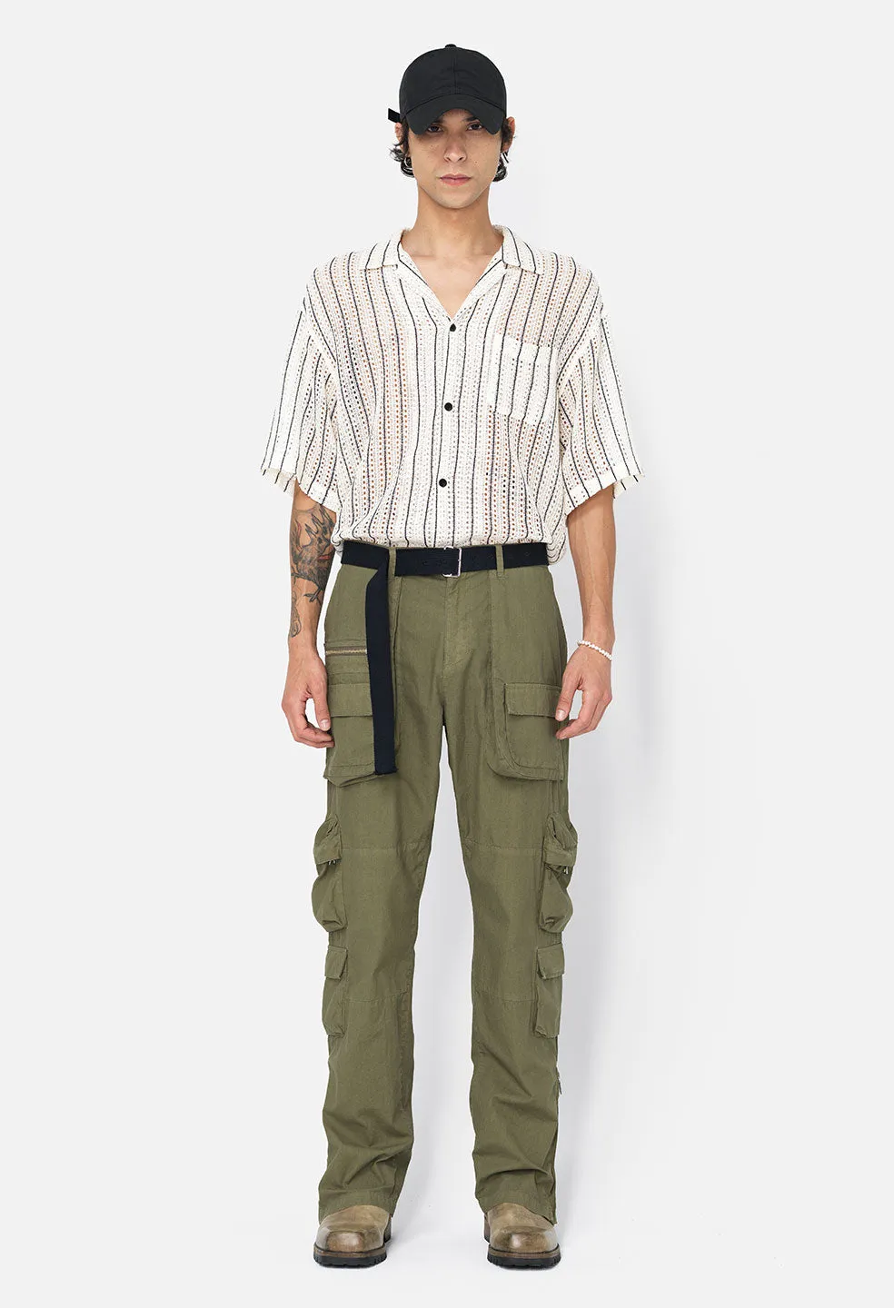 Cotton Himalayan Cargo Pants / Juniper