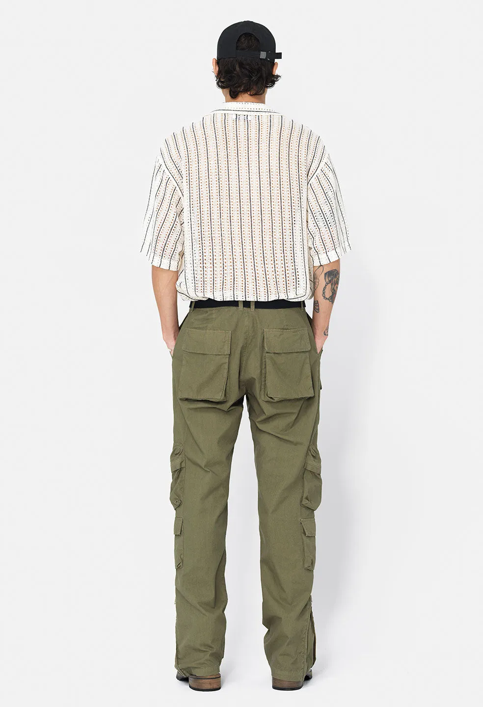 Cotton Himalayan Cargo Pants / Juniper