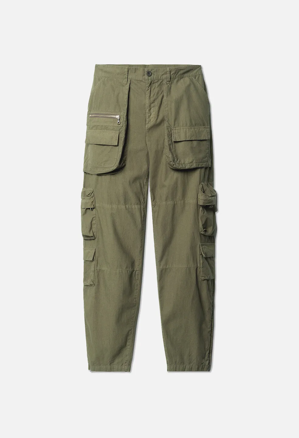 Cotton Himalayan Cargo Pants / Juniper