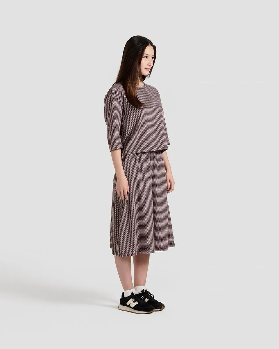 Elfin Micro Flannel Midi Skirt