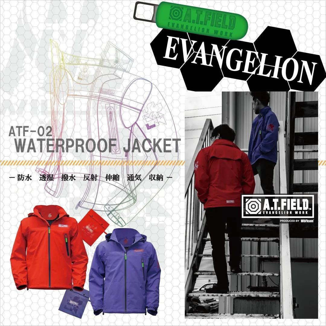 Evangelion Azgrid A.T. Field Rain Jacket Red