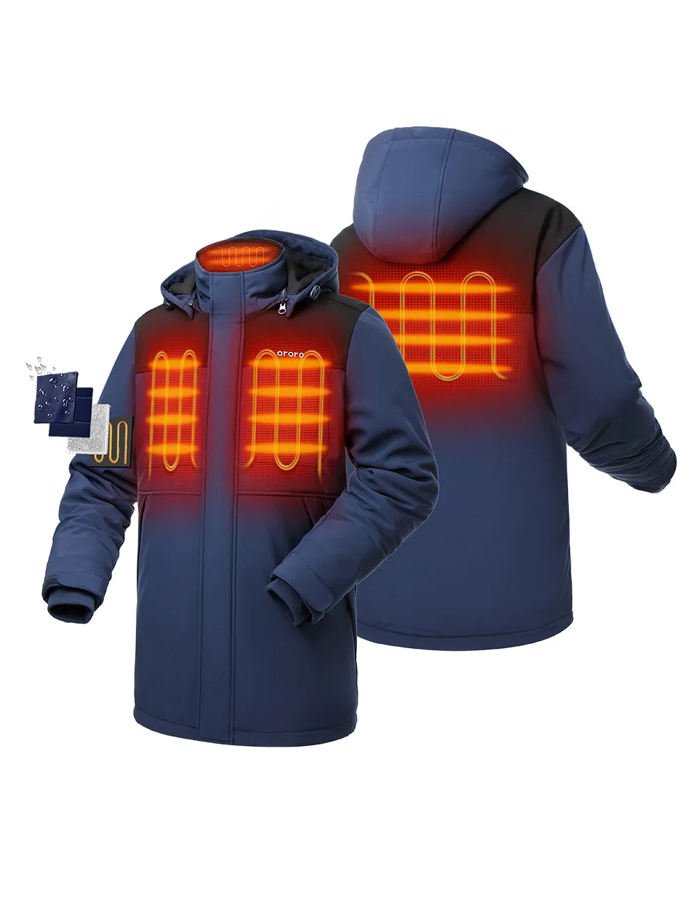 Final Sale - Men's Heated Thermolite® Parka (4 Heating Zones)