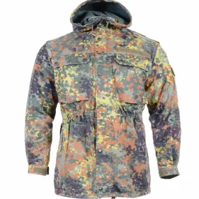 German Army Flecktarn Camo Parka Field Jacket