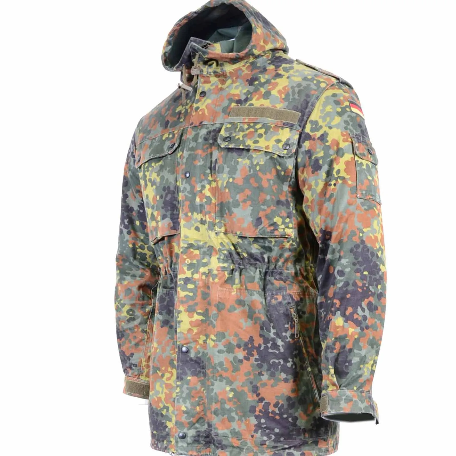 German Army Flecktarn Camo Parka Field Jacket