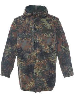 German Military Camouflage Parka Jacket  - M