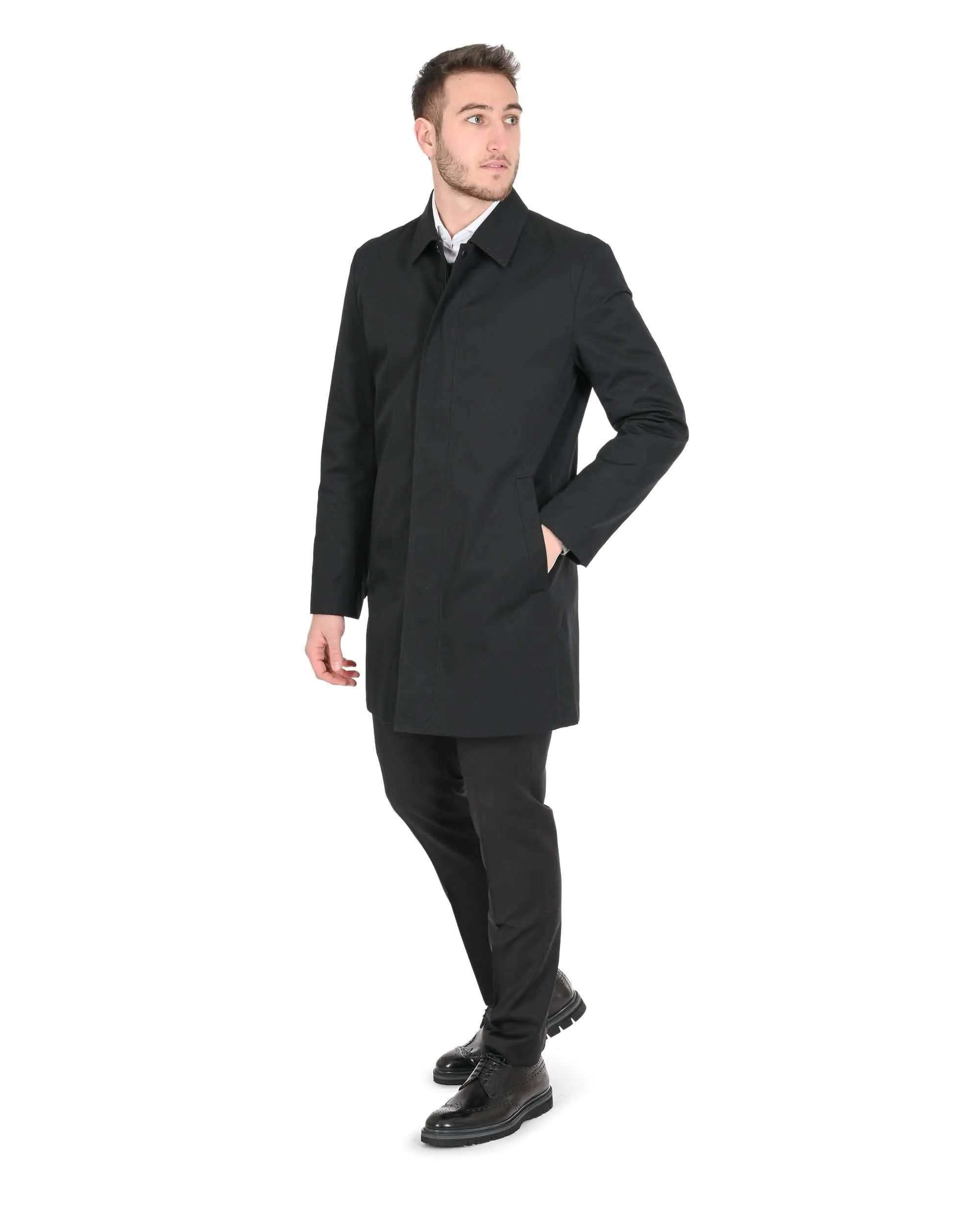 Hugo Boss Men's Classic Black Elegance Coat 50446303 001