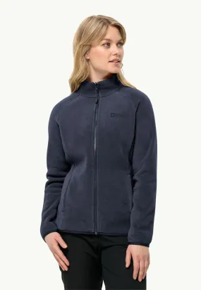 Jack Wolfskin Moonrise Full Zip Fleece Womens Night Blue