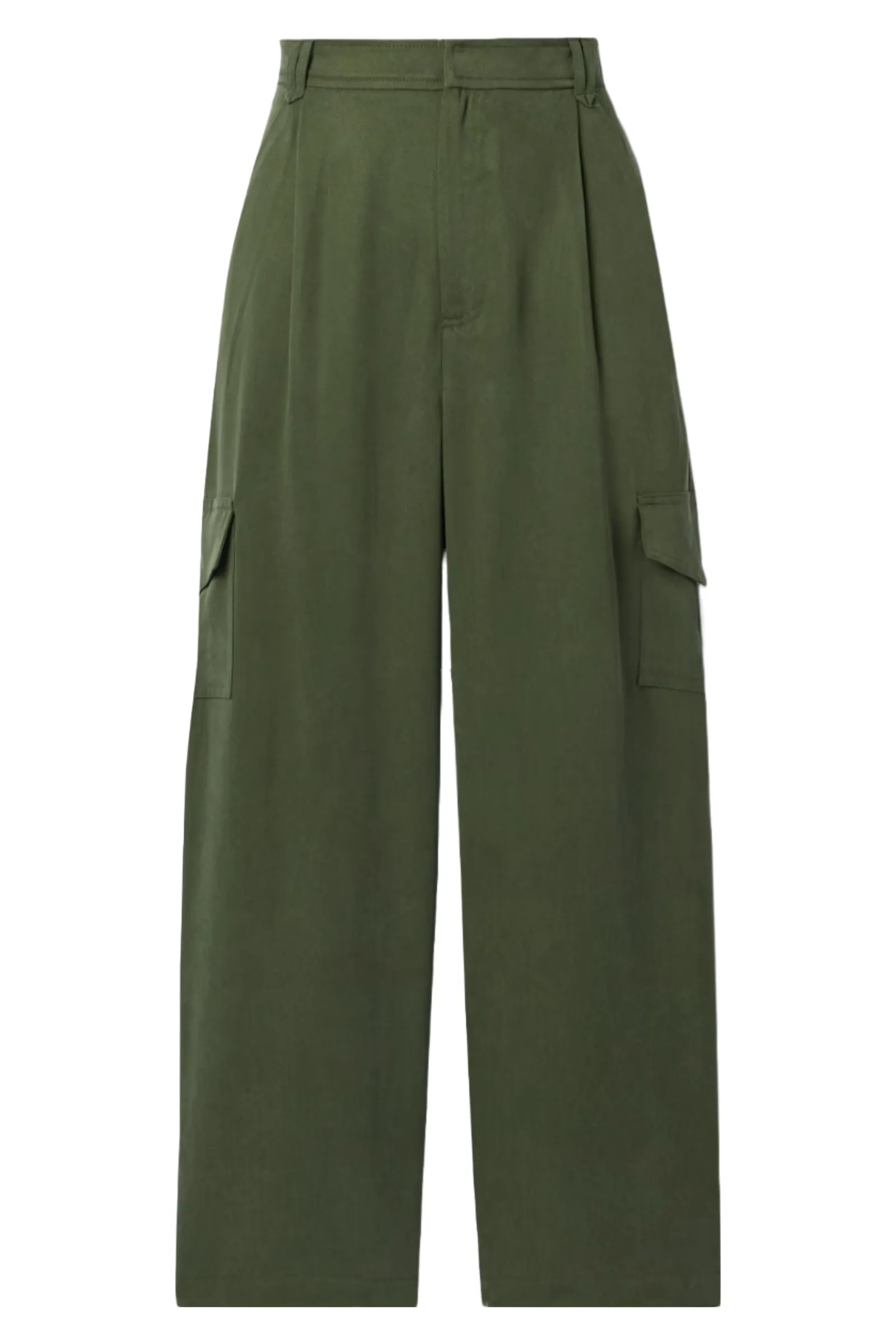 Jackson Tencel Straight-Leg Cargo Pants