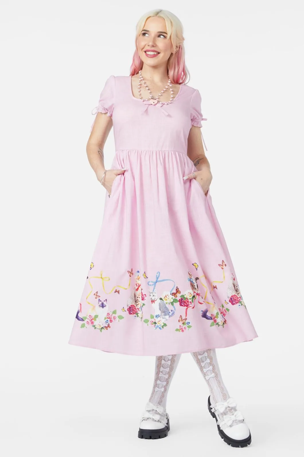 Kitsch Kitty Midi Dress