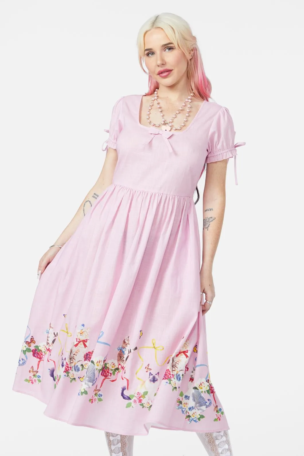 Kitsch Kitty Midi Dress