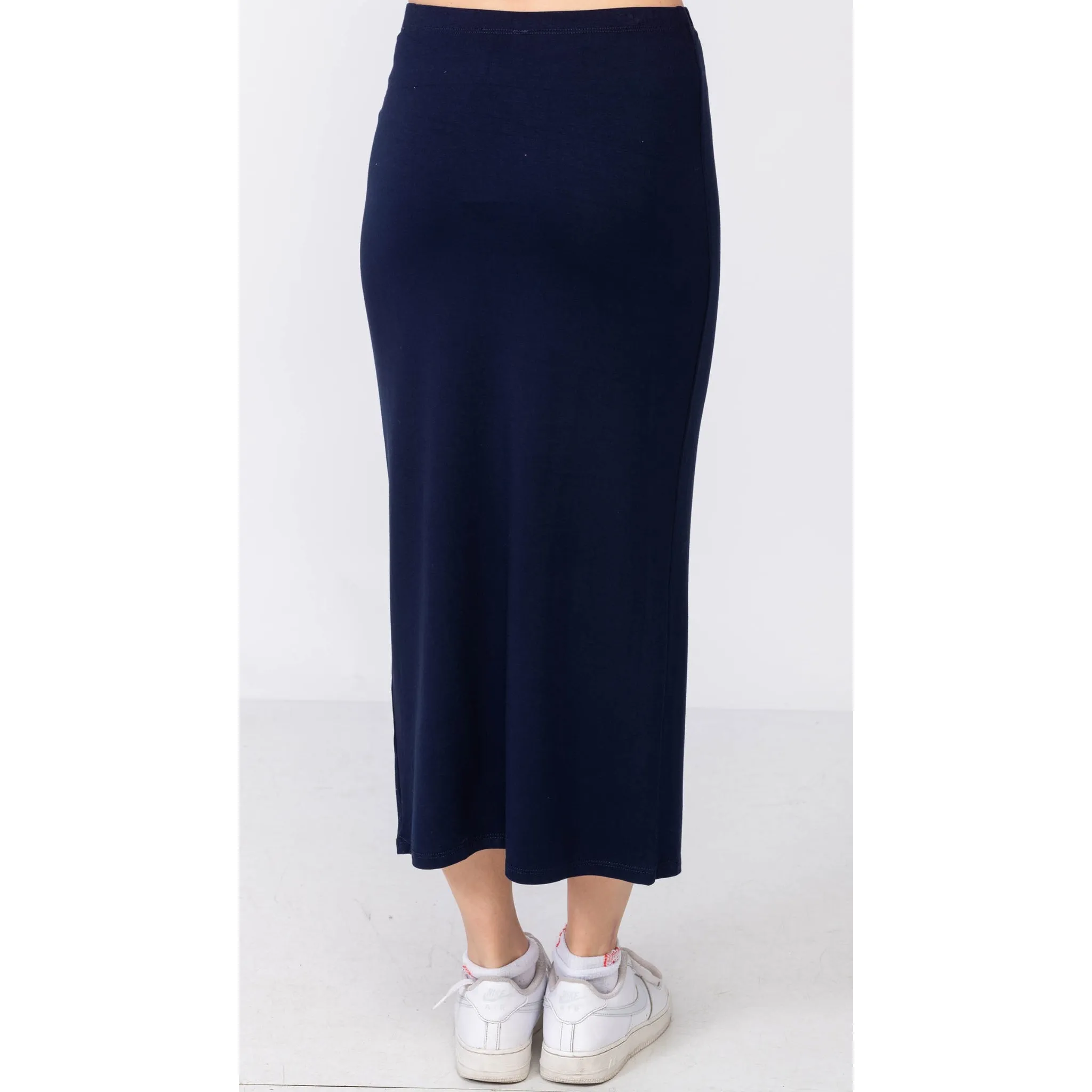 KMW Navy Midi Tube Skirt