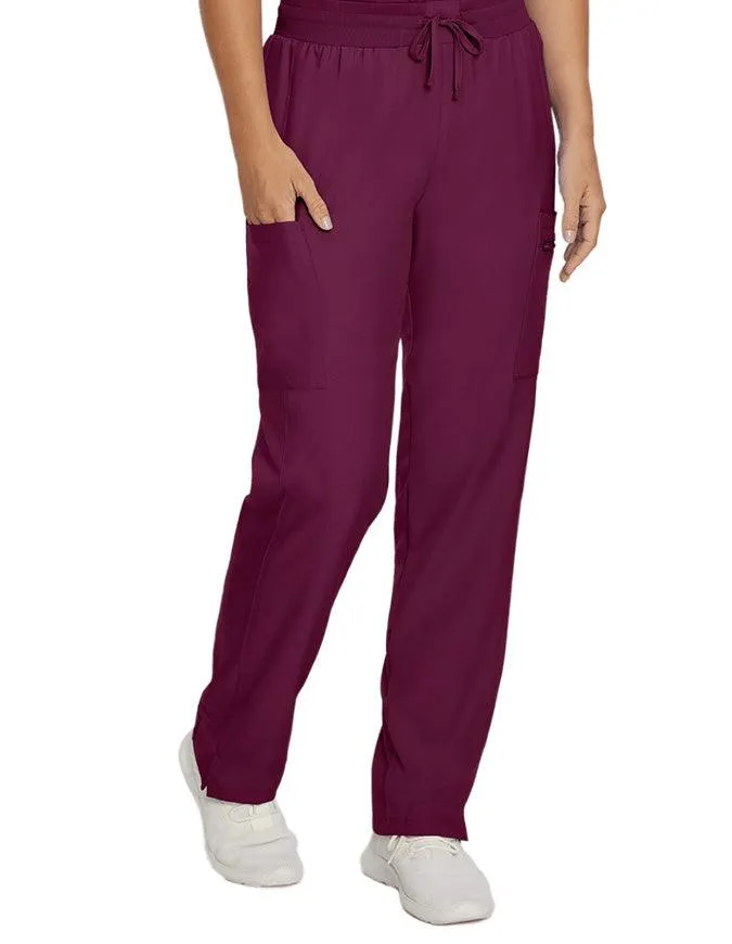 Landau Forward Women's Straight Leg Cargo Tall Scrub Pant