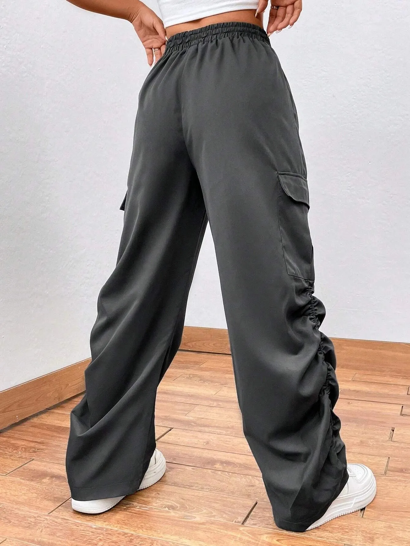 Loose Drawstring Cargo Pant