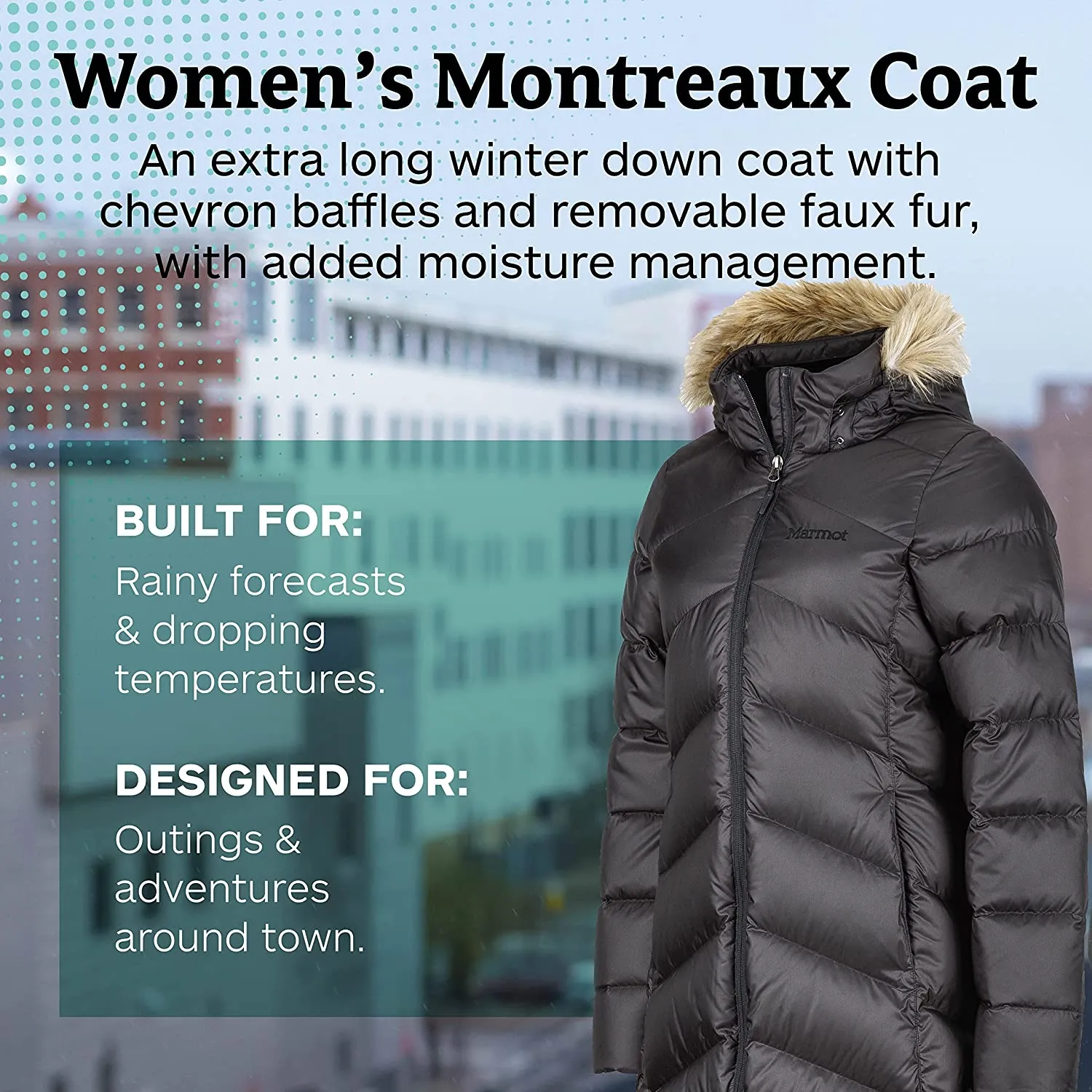 Marmot Women's Montreaux Full-length Down Puffer Coat