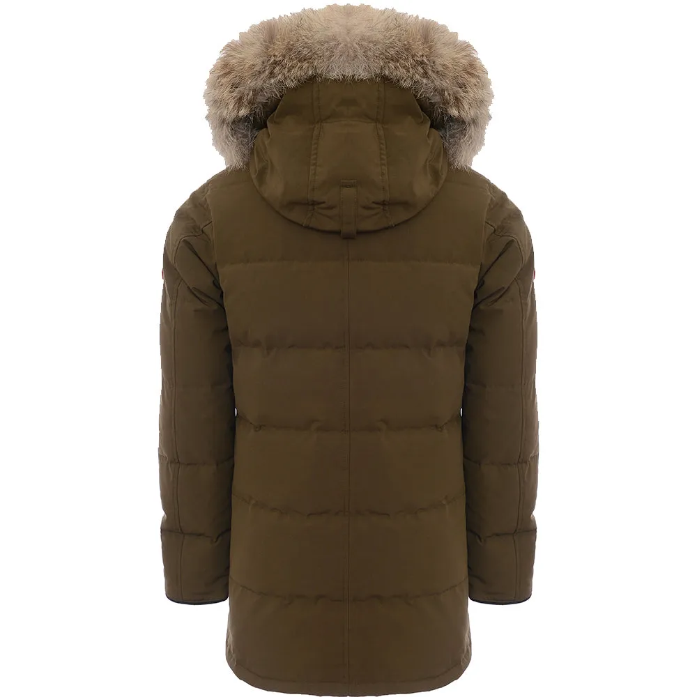 Mens Canada Goose Carson Parka in Green