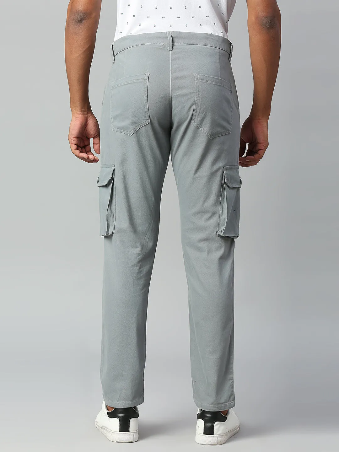 Men's Tapered Fit Cotton Cargo (Aqua)