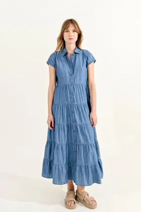 Molly Bracken Denim Blue Dress