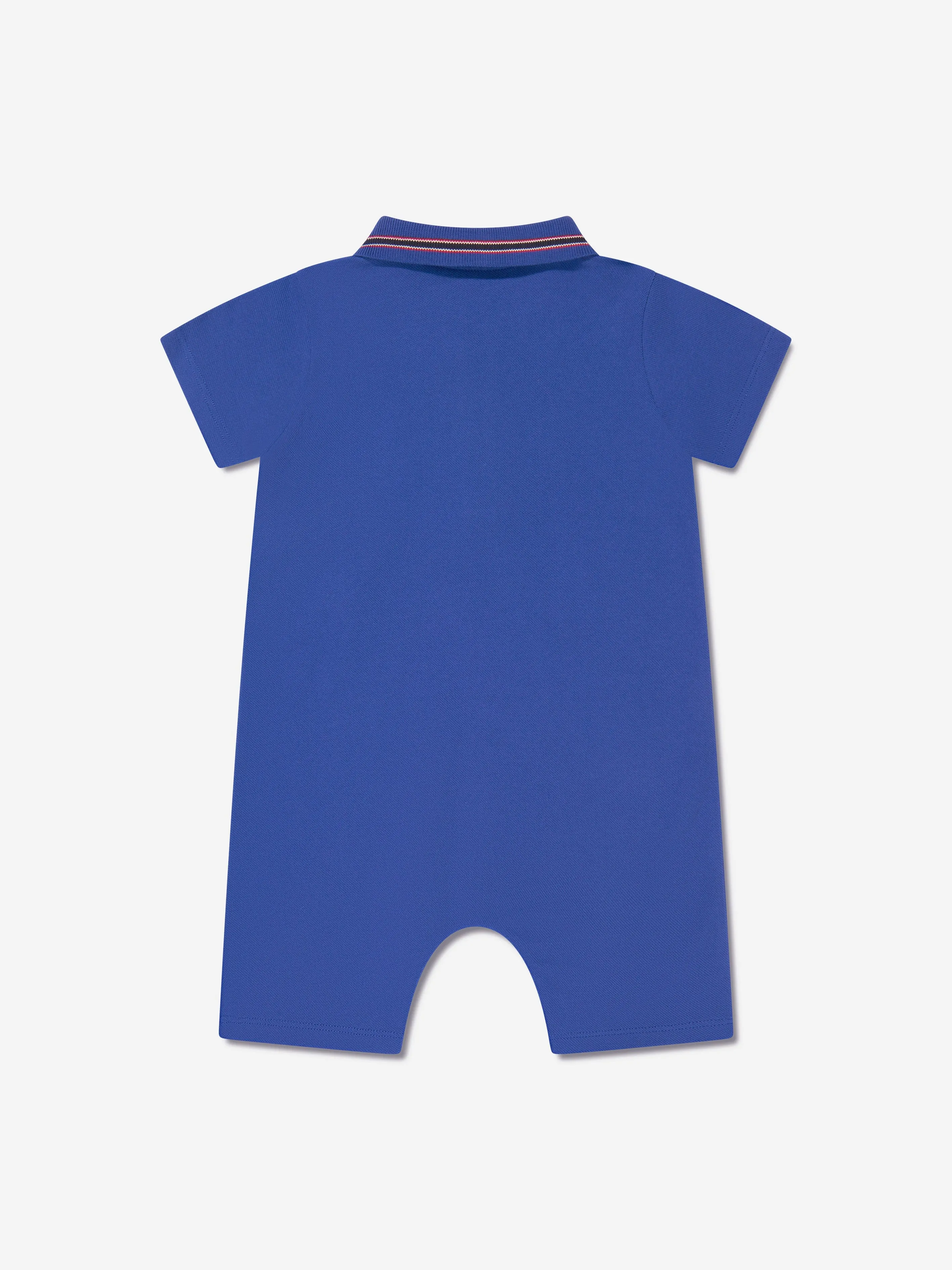 Moncler Enfant Baby Boys Polo Romper in Blue