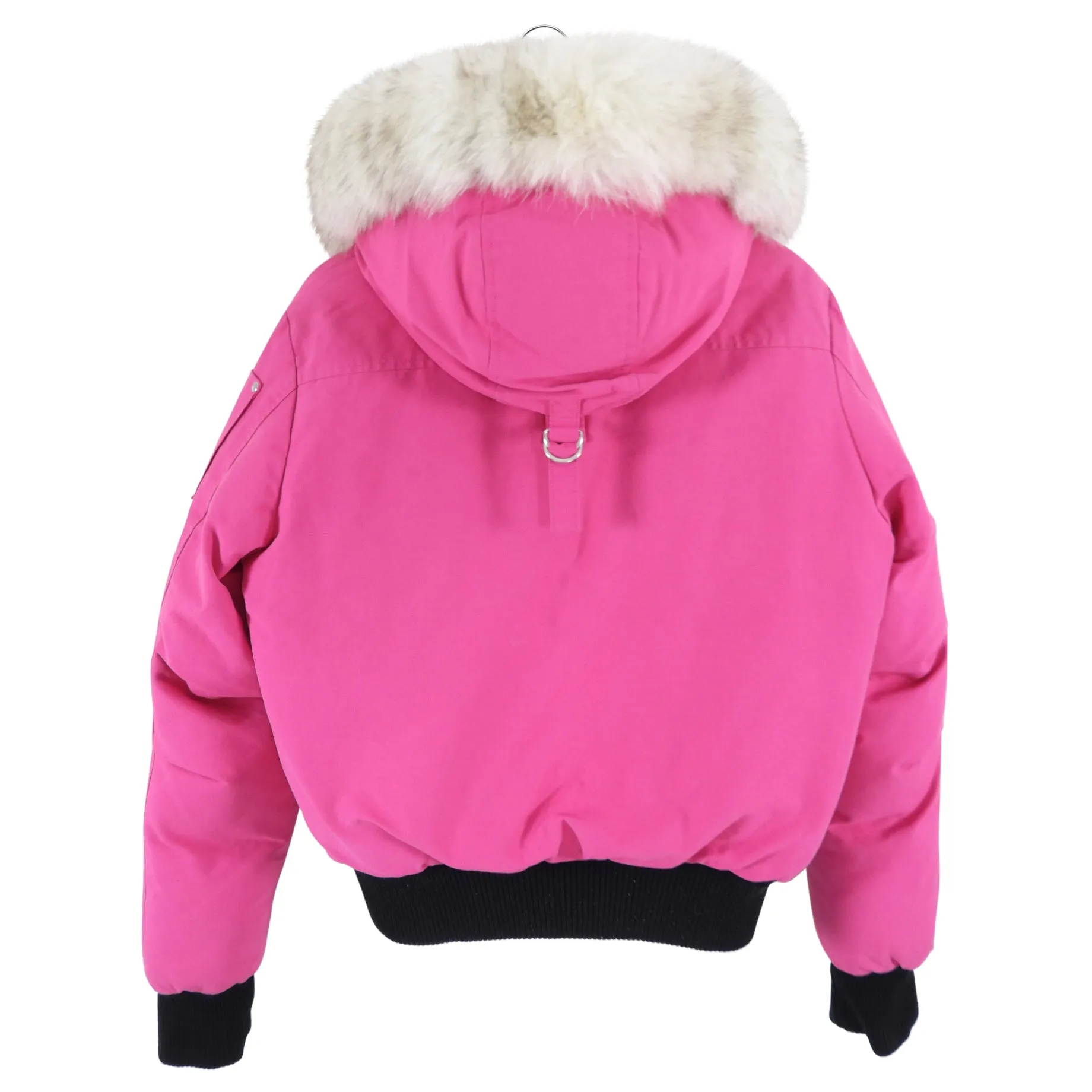 Mooseknuckles Pink Short Hooded Parka Jacket - L / 8