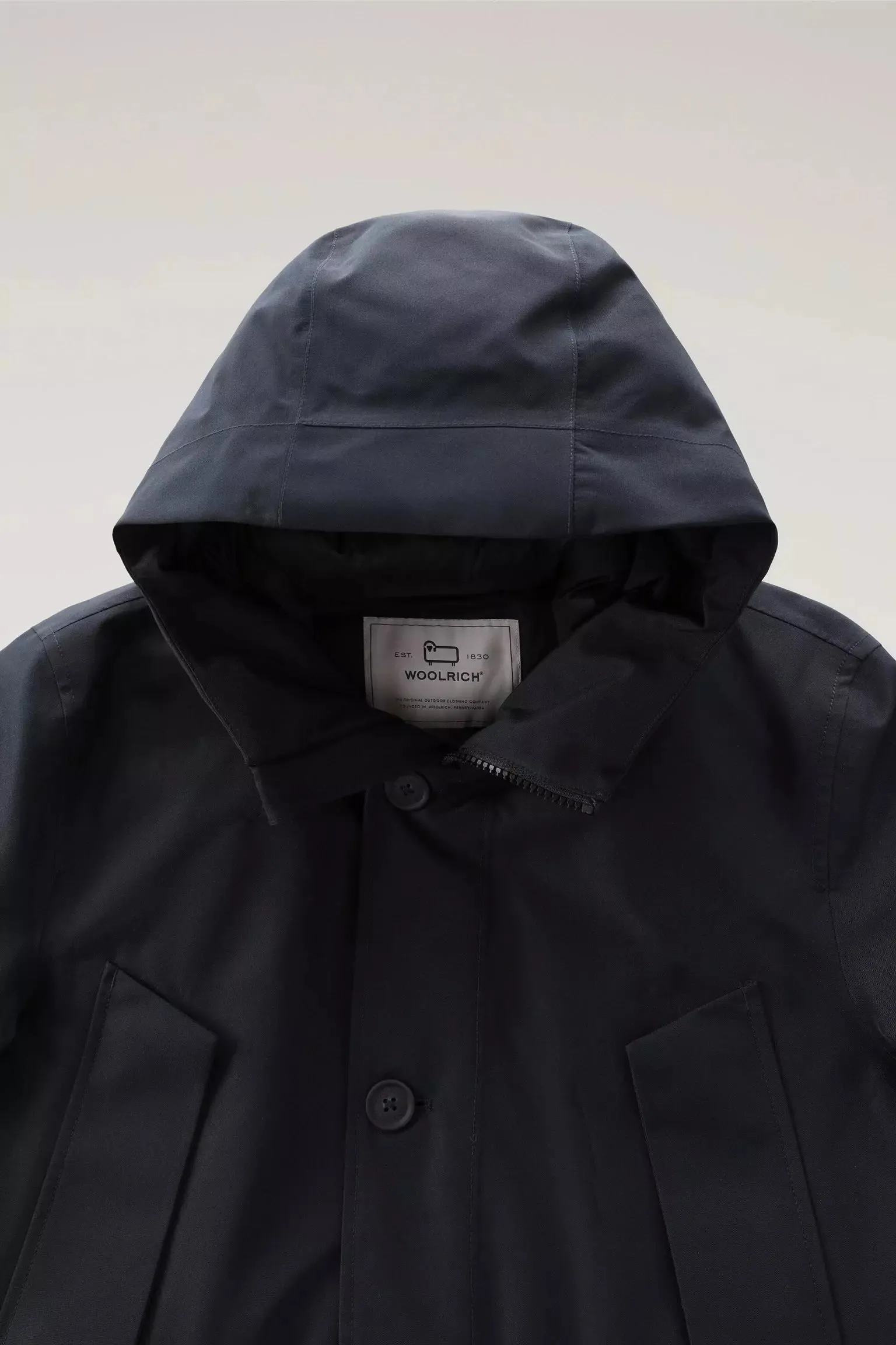 Mountain GORE-TEX Waterproof Parka with Hood - Off-Black