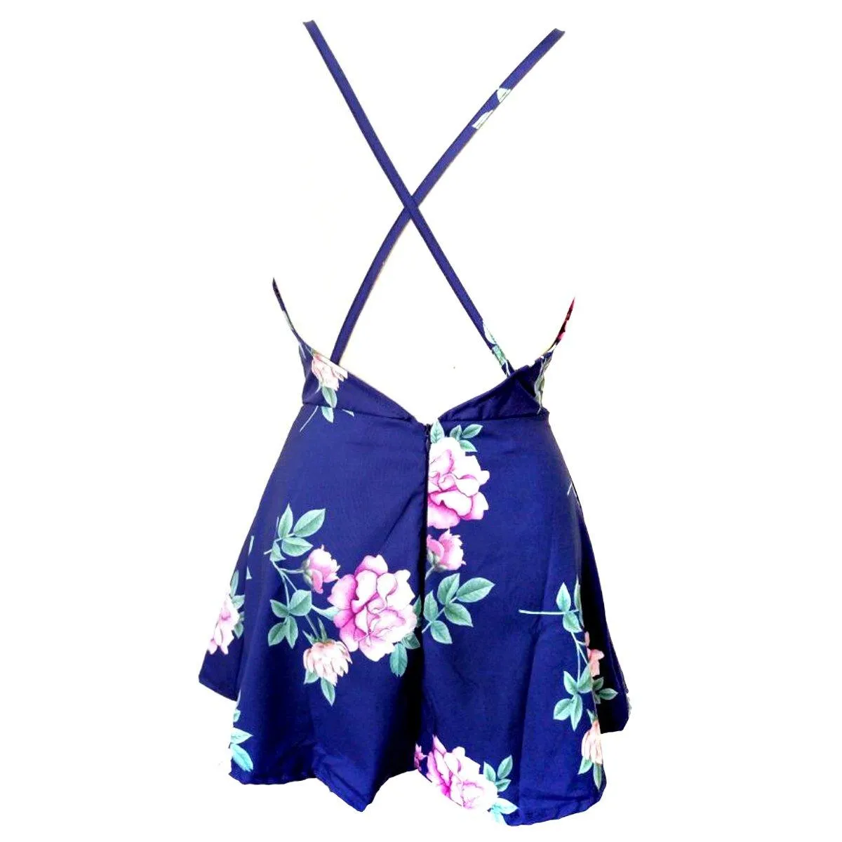 NEVA’S NAVY FLORAL ROMPER