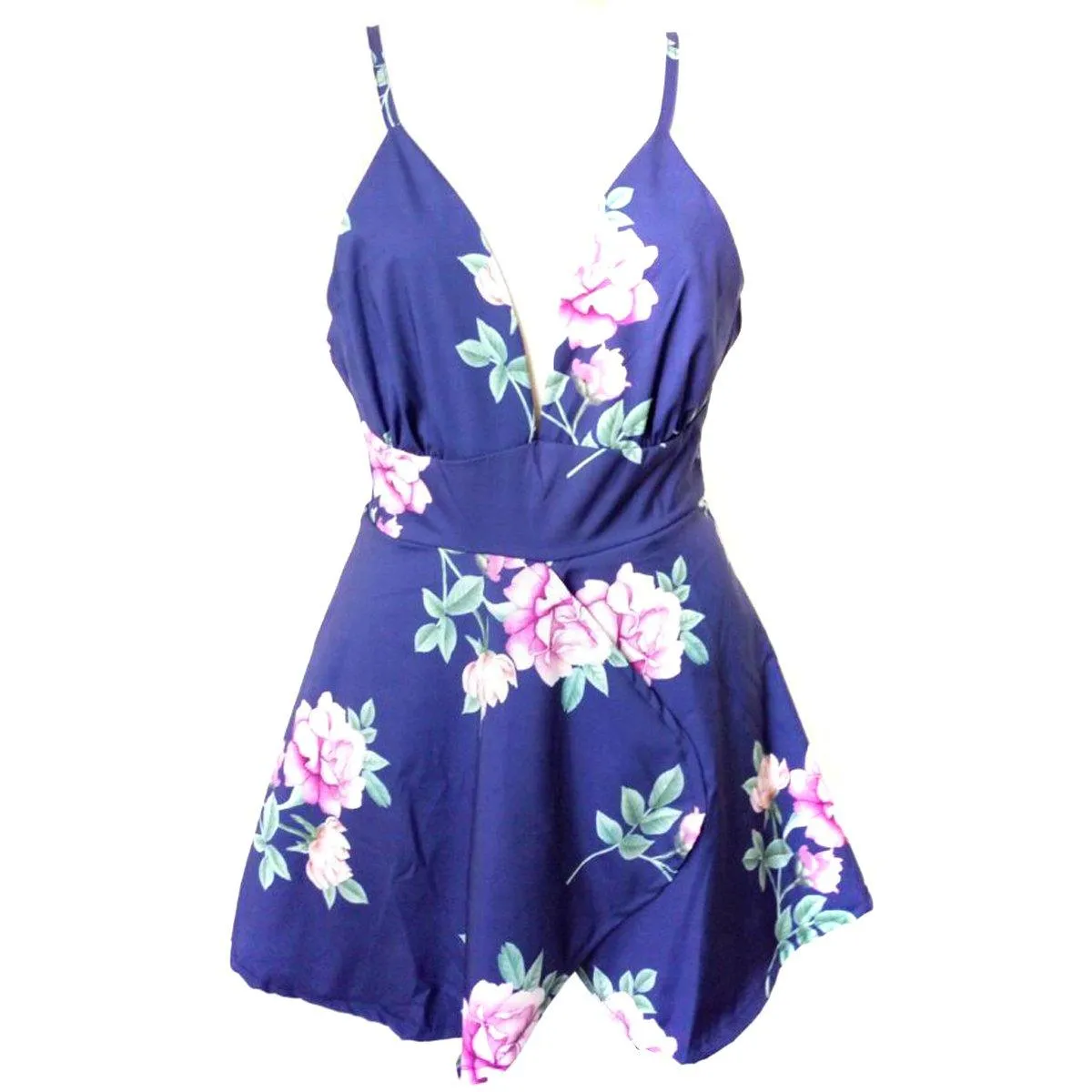 NEVA’S NAVY FLORAL ROMPER